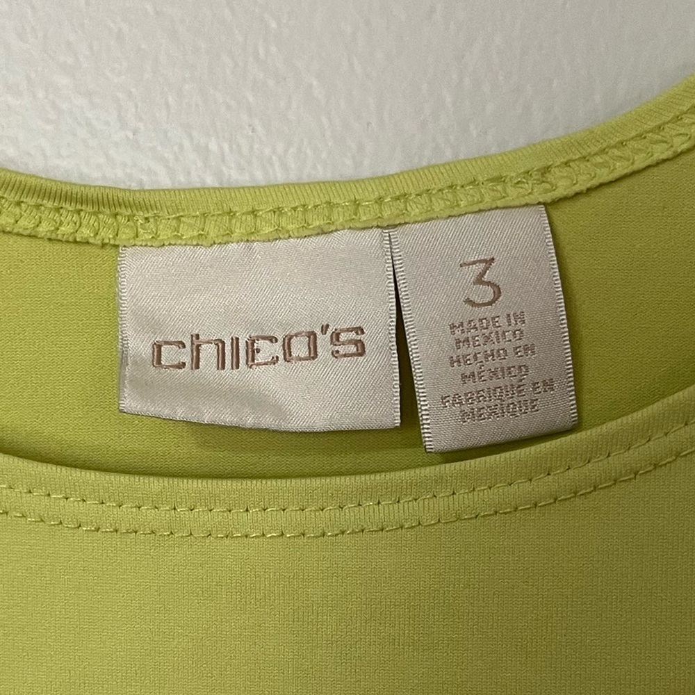 Women's Neon Green Tank Top - Picture 2 of 5
